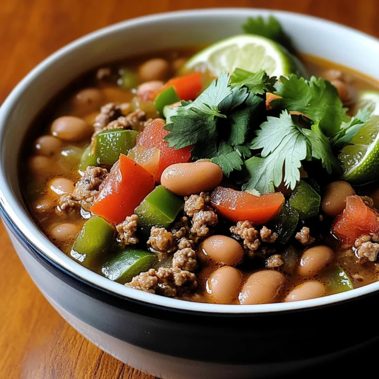 Pinto Beans Green Chile And Beef Soup