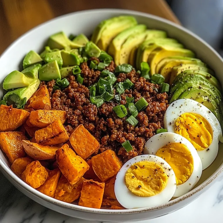Protein Power Bowl with Sweet Potatoes & Avocado