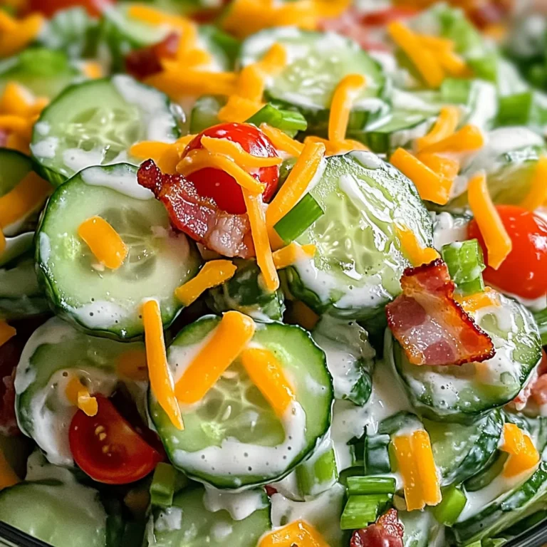 Refreshing Cucumber Ranch Crack Salad Recipe