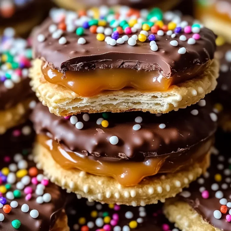 Ritz Cracker Caramel Chocolate Bites