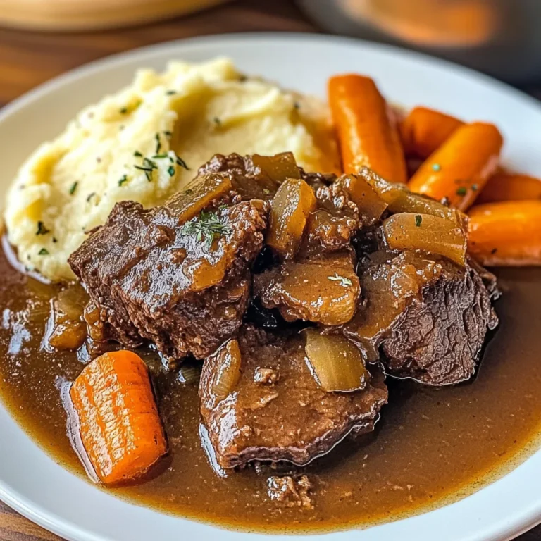 Slow Cooker Beef Manhattan