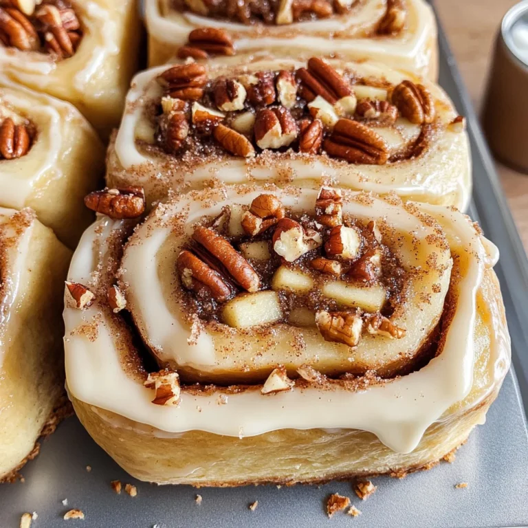 Soft-Baked Apple Cinnamon Rolls