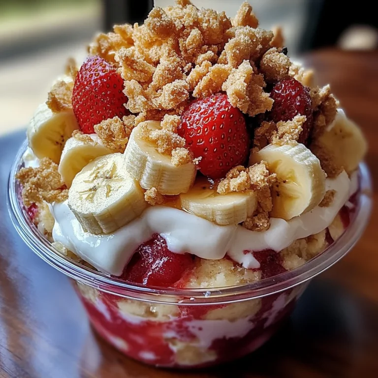 Strawberry Crunch Banana Pudding Recipe - Easy Dessert Delight