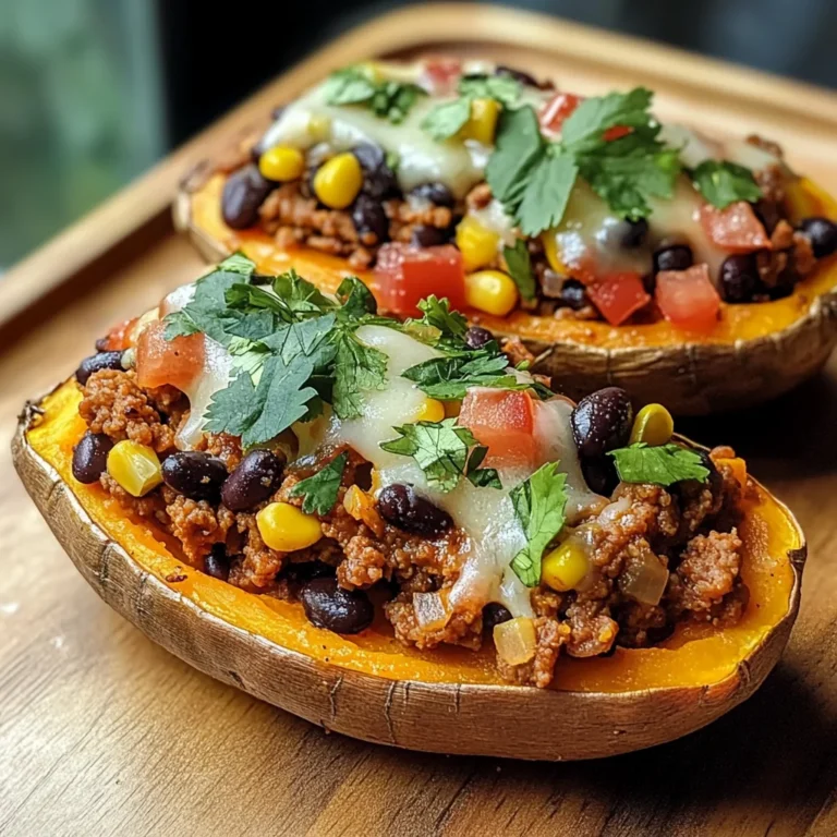 Stuffed Sweet Potatoes with Spiced Turkey and Black Beans