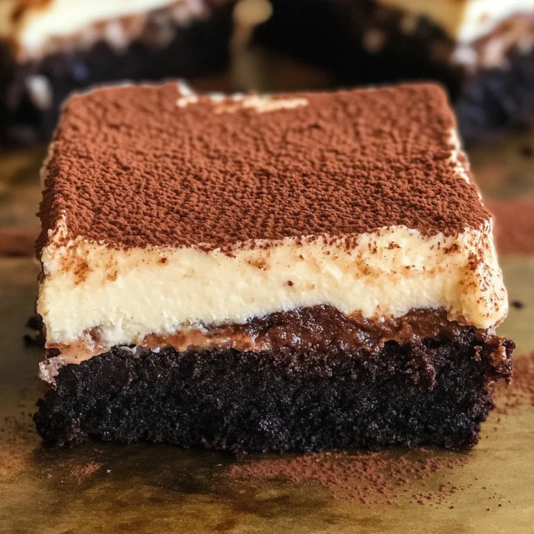 Tiramisu Brownies