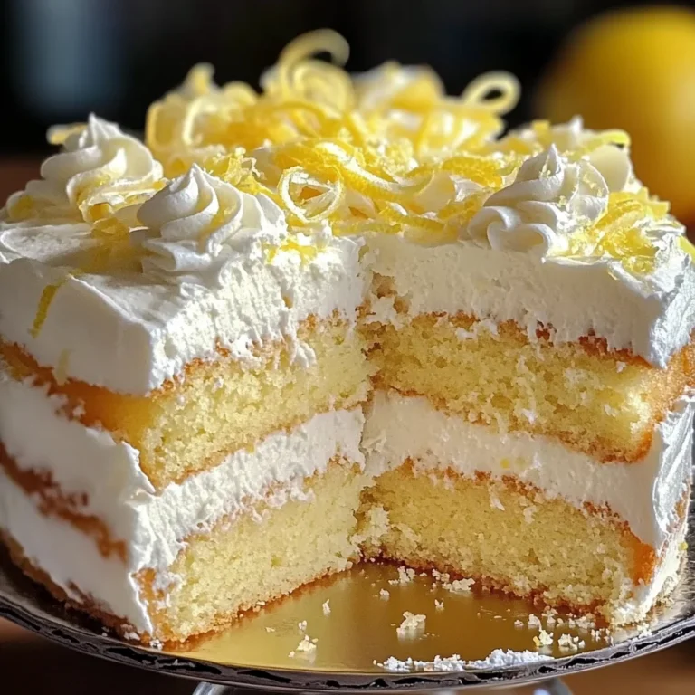 Top 1 Italian Lemon Cream Cake : Irresistible and Luscious