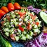 crisp cucumber salsa