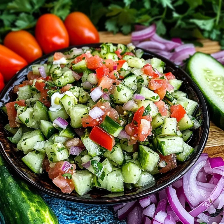 crisp cucumber salsa